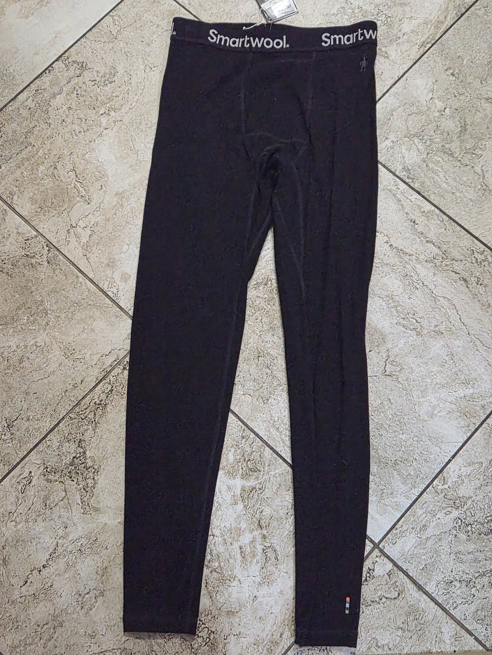 Smartwool Black Thermal Base Layer Tights